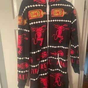 Fireball Onesie Adult Large